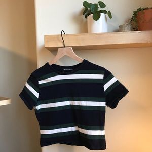 Brandy Melville Striped Crop Top
